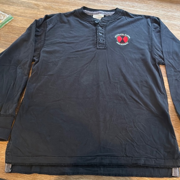 J.America T-shirt Mens 7th infantry Long Sleeve Pullover size Large - Picture 1 of 7